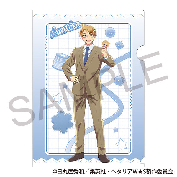 (Goods - Clear File) Hetalia World★Stars Clear File / USA 2026 Winter Fair