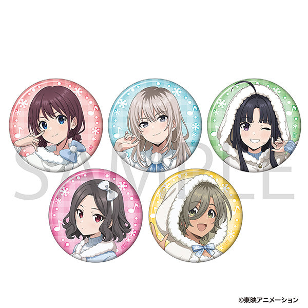 (1BOX=5)(Goods - Badge) Girls Band Cry Chara Badge Collection / Winter Festival