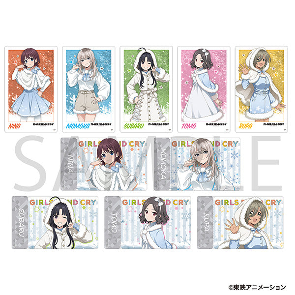 (1BOX=5)(Goods - Card) Girls Band Cry Clear Sheet Collection / Winter Festival