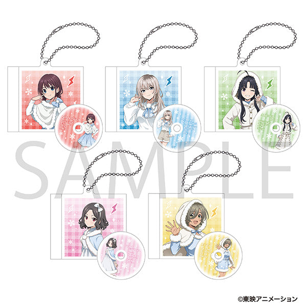 (1BOX=5)(Goods - Key Chain) Girls Band Cry CD Style Key Chain Collection / Winter Festival