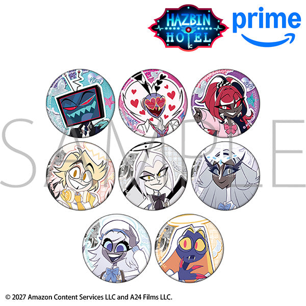 (1BOX=8)(Goods - Badge) Hazbin Hotel Chara Badge Collection / B After School