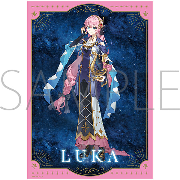 (Goods - Tapestry) Hatsune Miku Series A3 Clear Poster / Megurine Luka
