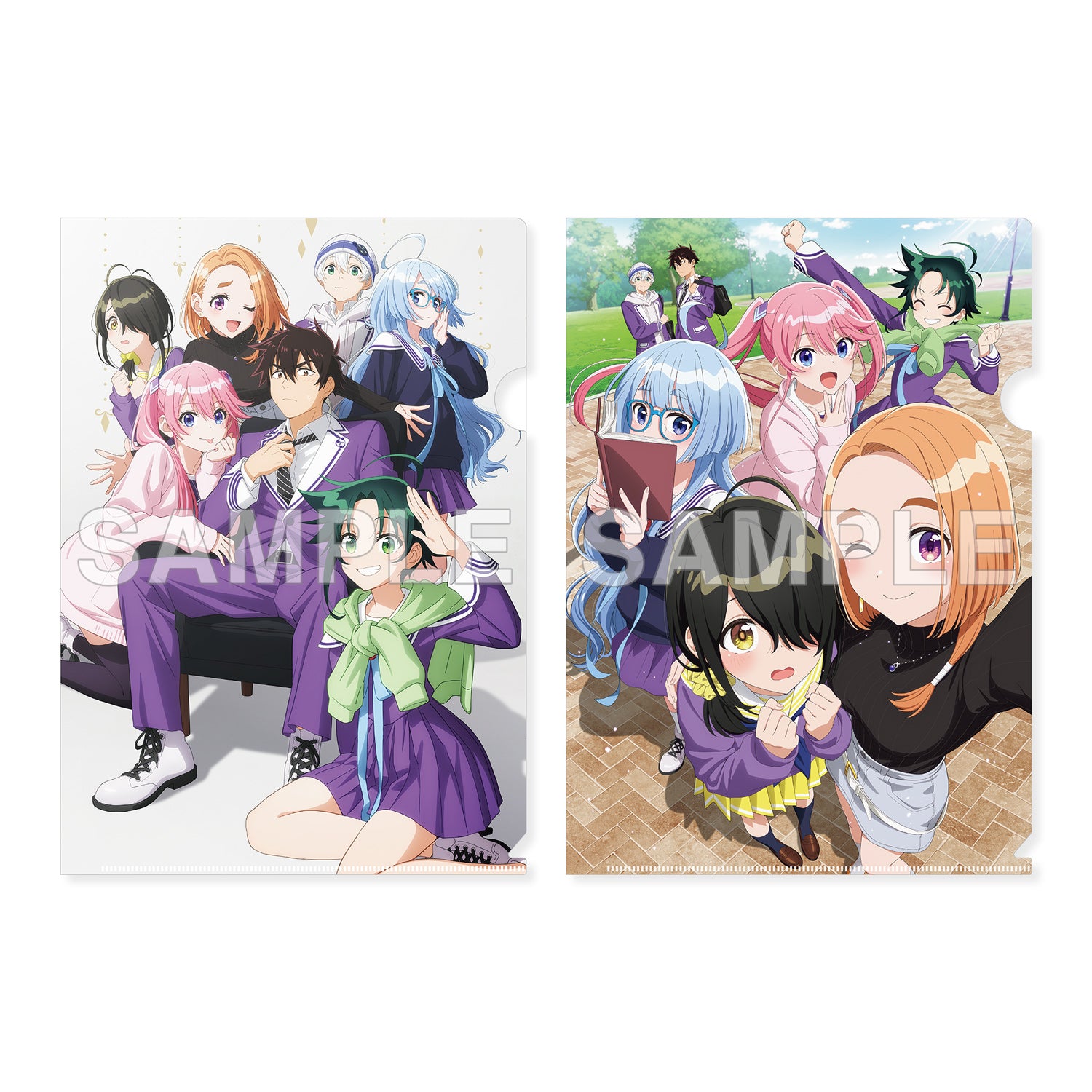 (Goods - Clear File) The Shiunji Family Children TV Anime Series Clear File Set