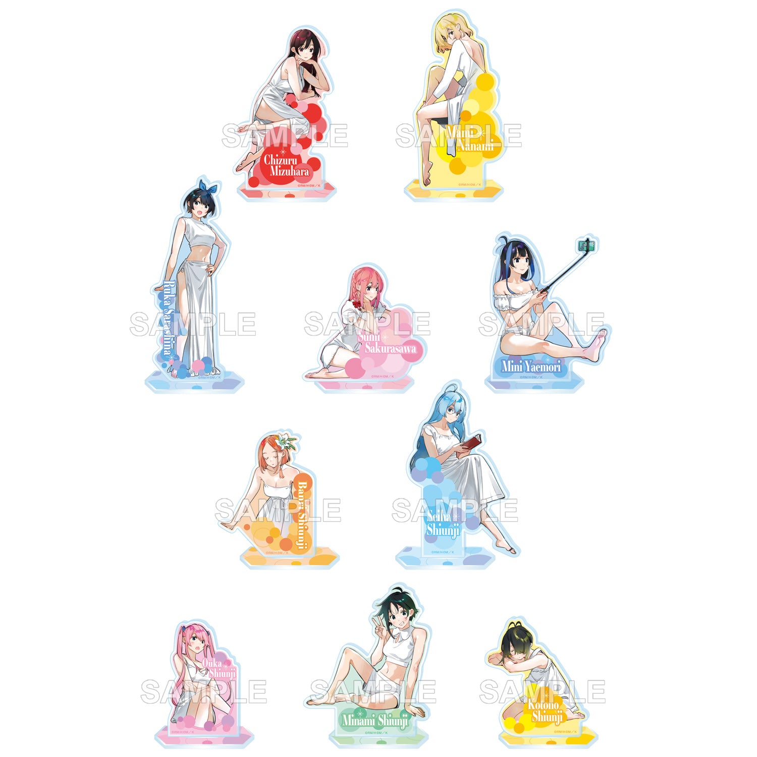 (1BOX=10)(Goods - Acrylic Stand) Rent-A-Girlfriend x The Shiunji Family Children Tradeable Acrylic Stand Ver. Venus PACK