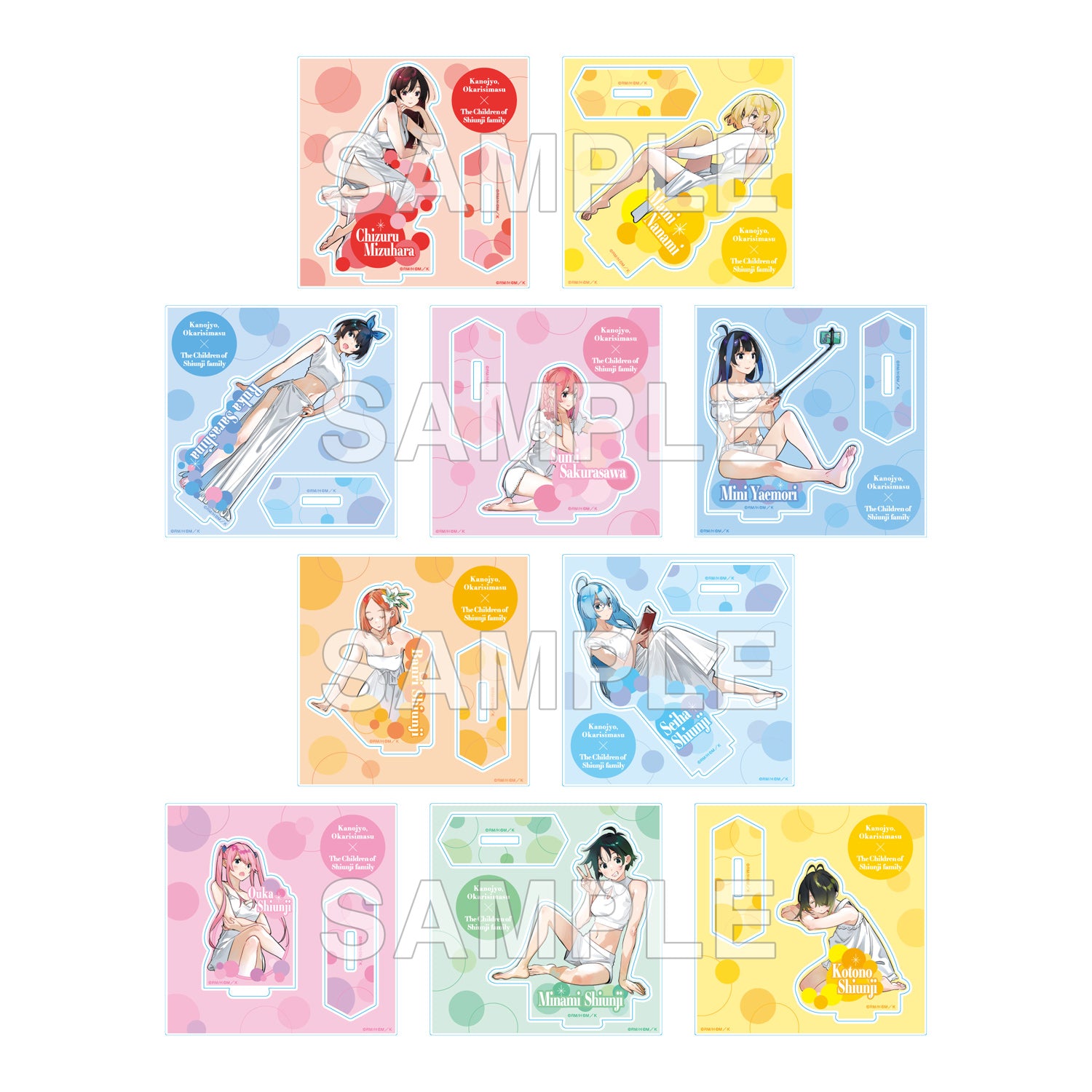 (1BOX=10)(Goods - Acrylic Stand) Rent-A-Girlfriend x The Shiunji Family Children Tradeable Acrylic Stand Ver. Venus PACK