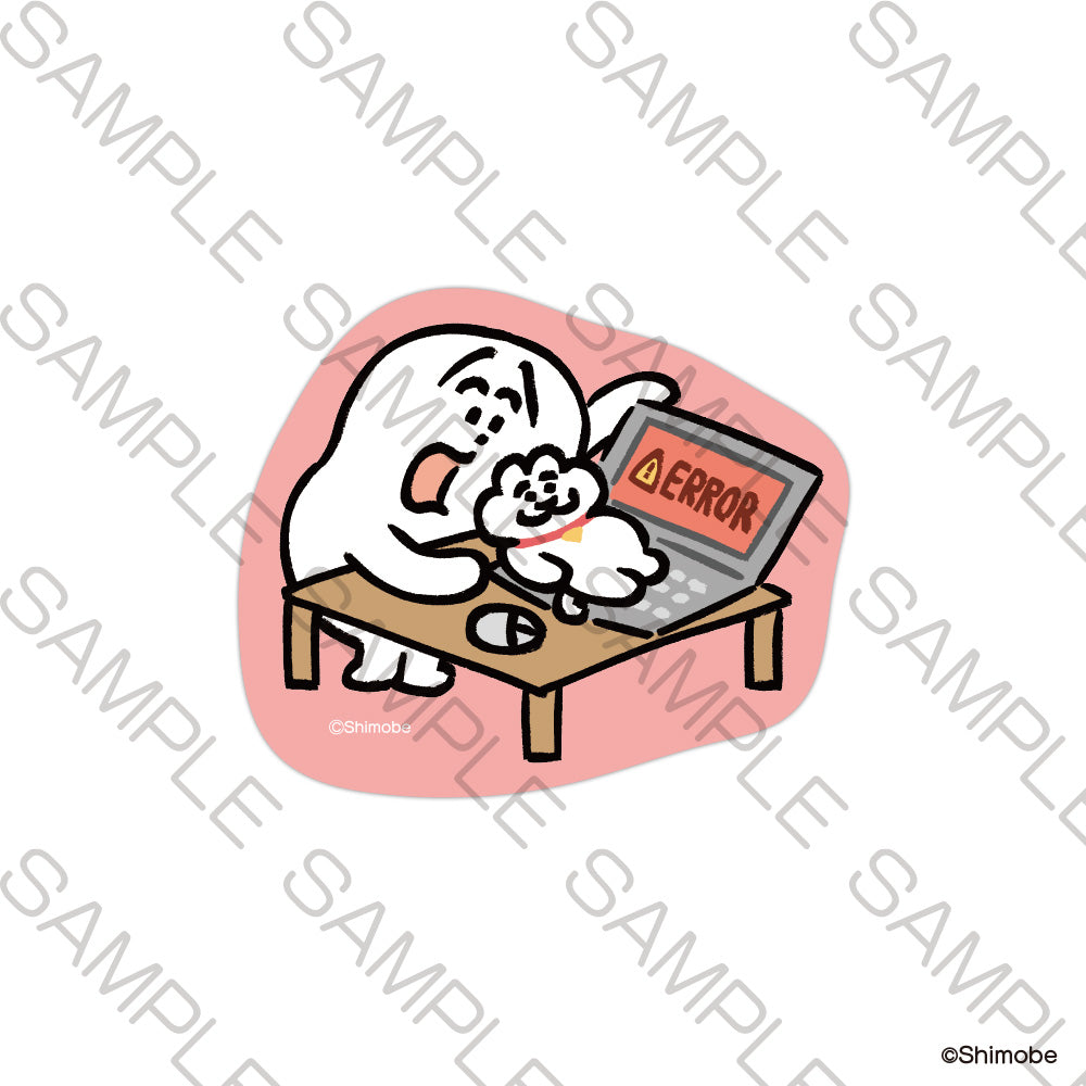 (Goods - Sticker) Neko to Shimobe Sticker - Tonomaru and Shimobe <Specially Drawn Illustration>