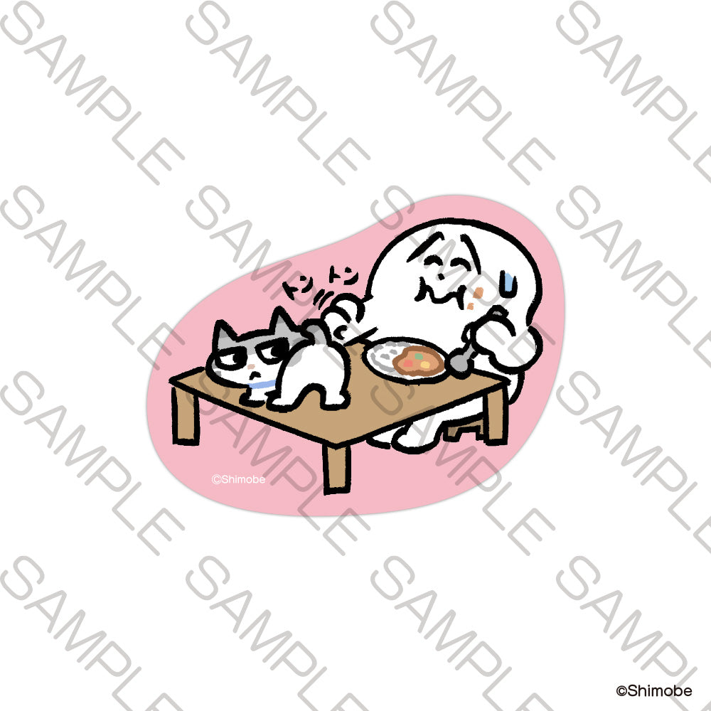 (Goods - Sticker) Neko to Shimobe Sticker - Kagemaru and Shimobe <Specially Drawn Illustration>