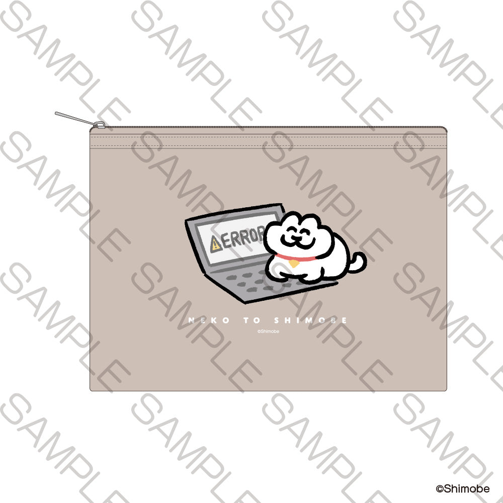 (Goods -Pouch) Neko to Shimobe Flat Mesh Pouch
