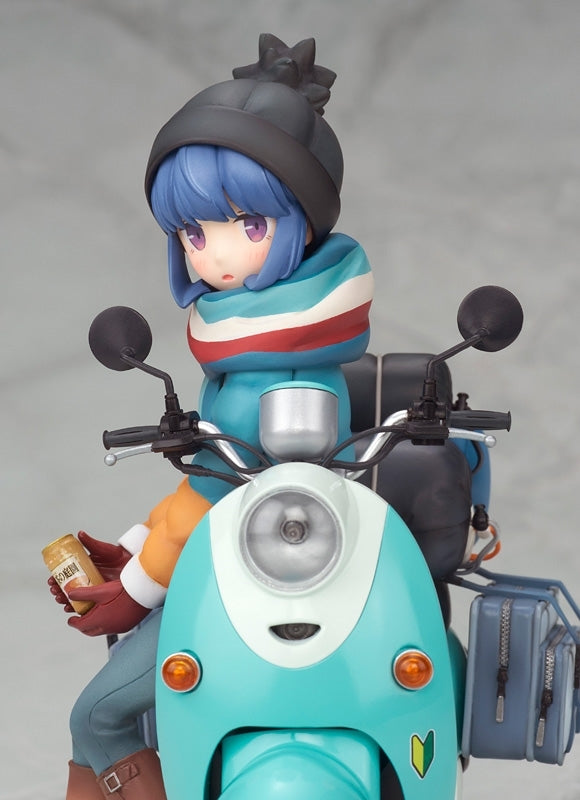 (Bishojo Figure) Yuru Camp Rin Shima with Scooter 1/10 Complete Figure (Re-release)