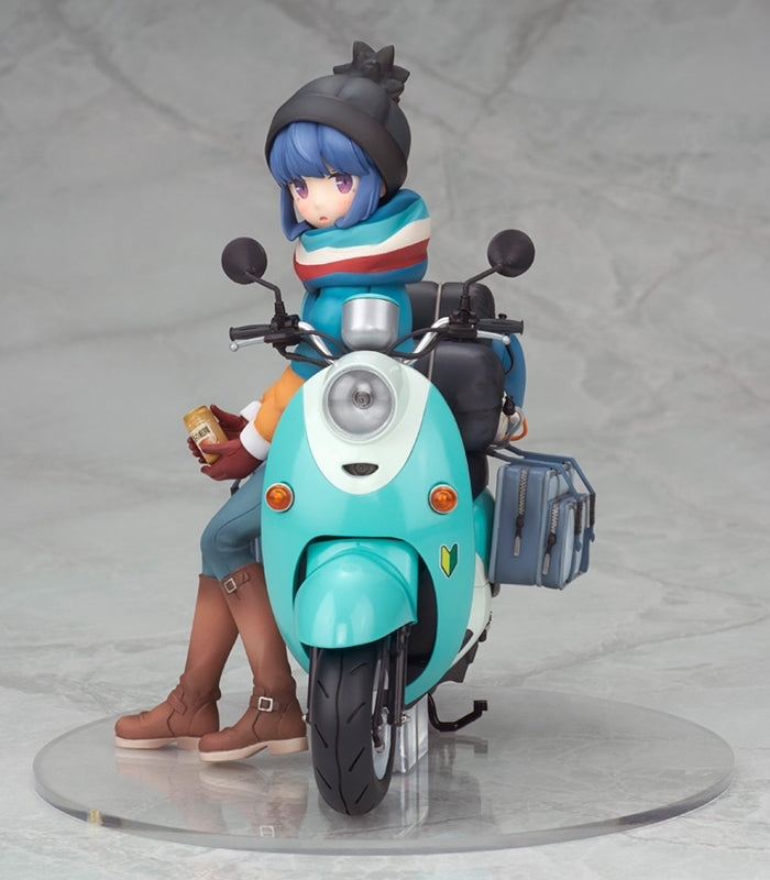 (Bishojo Figure) Yuru Camp Rin Shima with Scooter 1/10 Complete Figure (Re-release)
