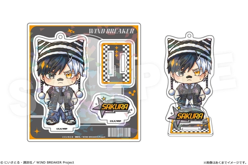 (Goods - Acrylic Stand) TV Anime WIND BREAKER Holographic Acrylic Figuremini 01 Haruka Sakura