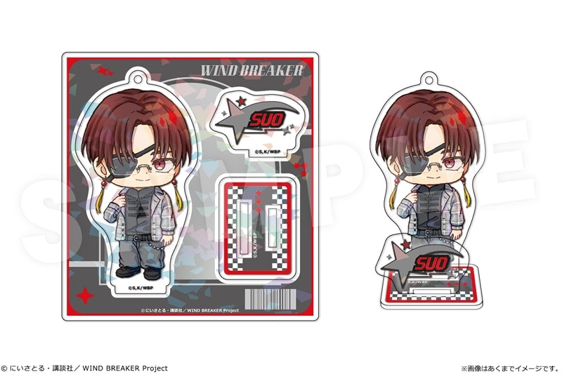 (Goods - Acrylic Stand) TV Anime WIND BREAKER Holographic Acrylic Figuremini 03 Hayato Suo