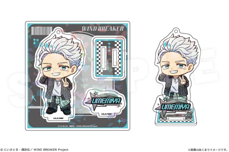 (Goods - Acrylic Stand) TV Anime WIND BREAKER Holographic Acrylic Figuremini 04 Hajime Umemiya