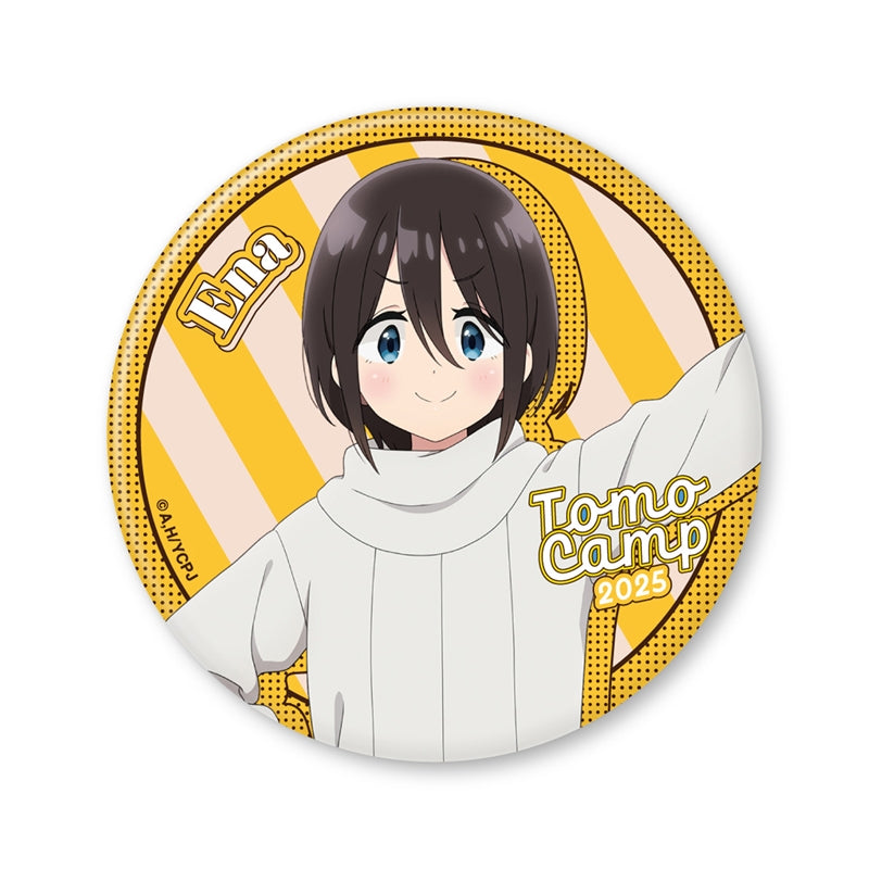 (Goods - Badge) Laid-Back Camp SEASON3 Tomo Camp 2025 Ena Button Badge (75mm)