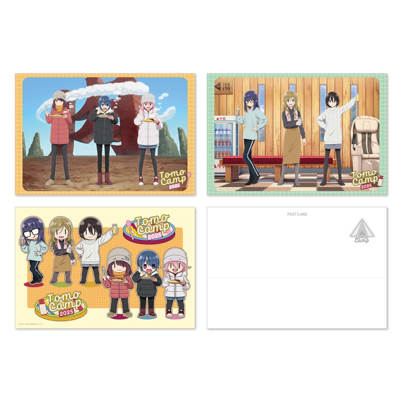 (Goods - Postcard) Laid-Back Camp SEASON3 Tomo Camp 2025 Postcard Set