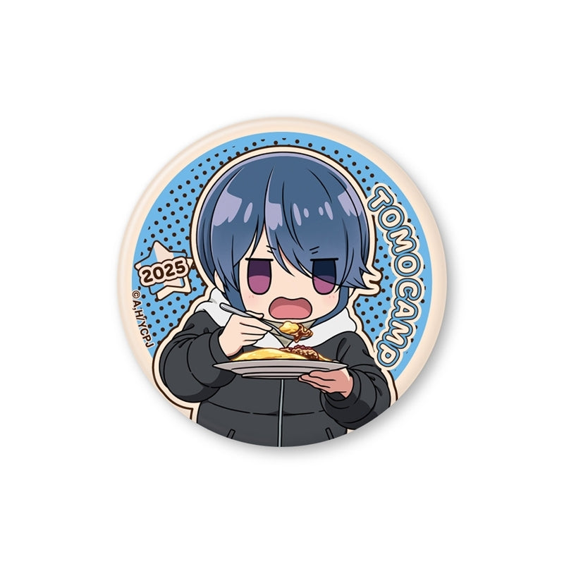 (Goods - Badge) Laid-Back Camp SEASON3 Tomo Camp 2025 Puchi Rin Button Badge (56mm)