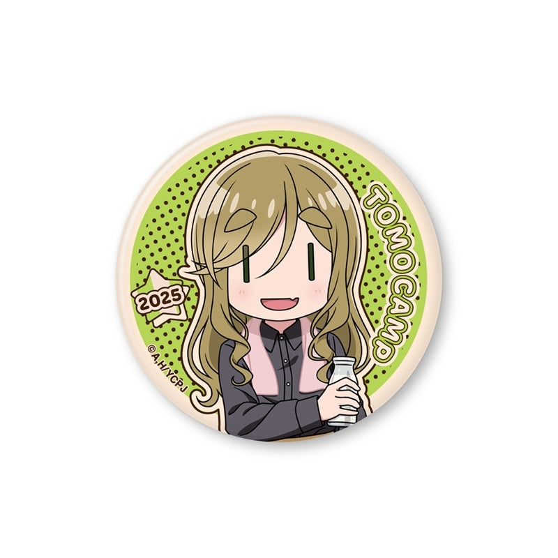 (Goods - Badge) Laid-Back Camp SEASON3 Tomo Camp 2025 Puchi Aoi Button Badge (56mm)