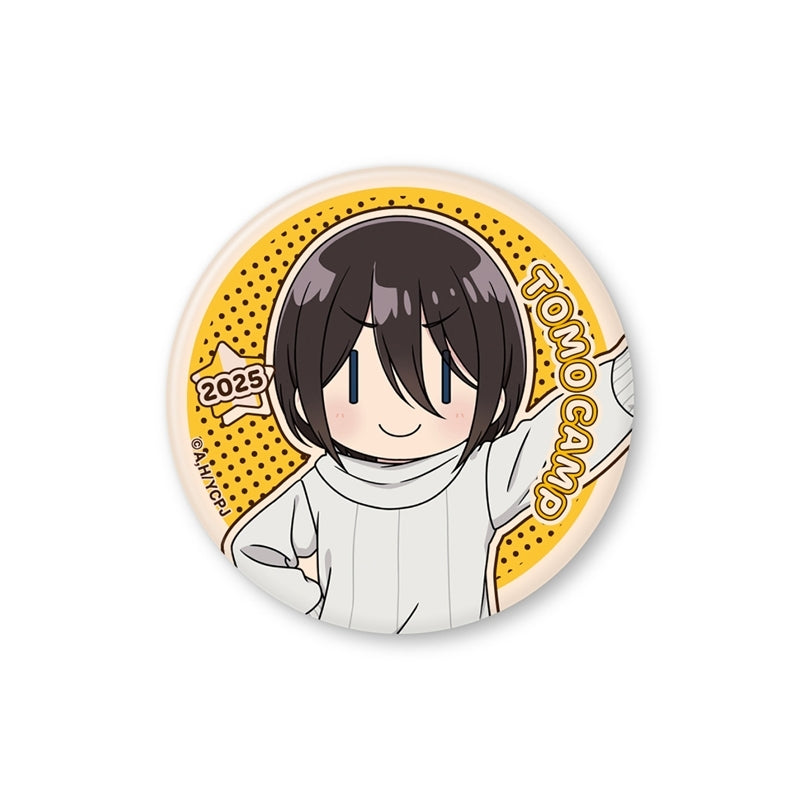 (Goods - Badge) Laid-Back Camp SEASON3 Tomo Camp 2025 Puchi Ena Button Badge (56mm)