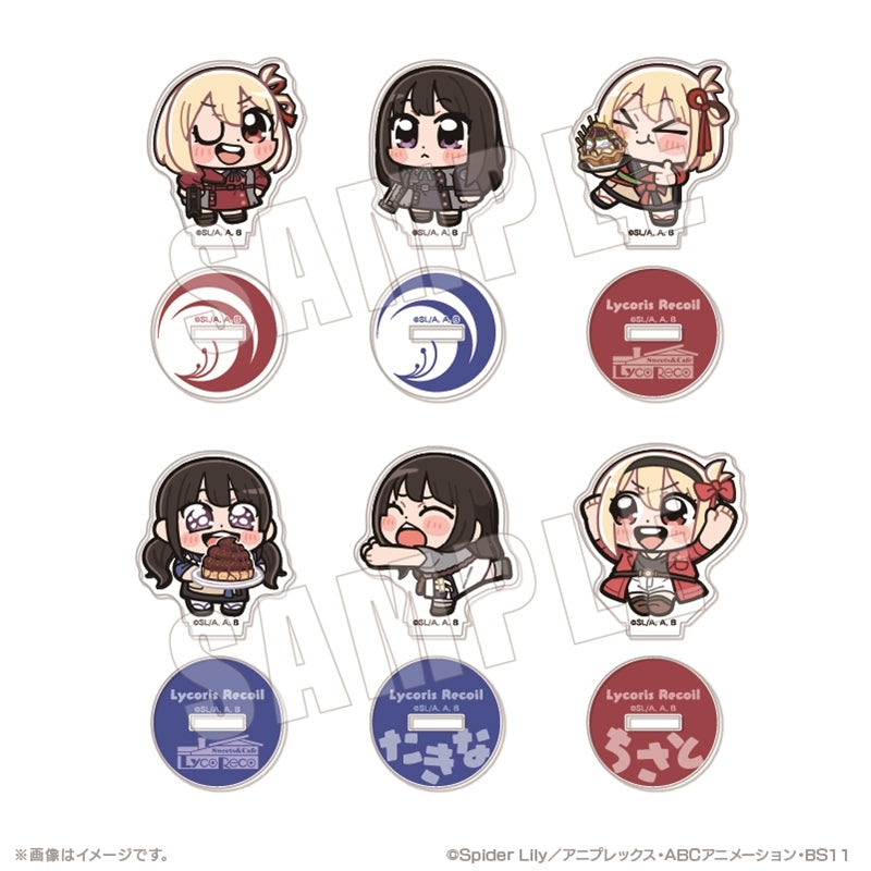 (1BOX=6)(Goods - Acrylic Stand) Lycoris Recoil Bkub Mini Acrylic Stand