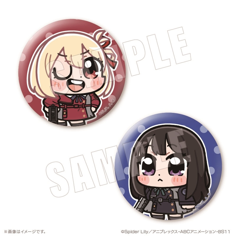 (1BOX=6)(Goods - Badge) Lycoris Recoil Bkub Button Badge