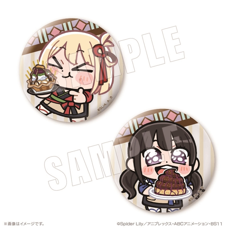 (1BOX=6)(Goods - Badge) Lycoris Recoil Bkub Button Badge