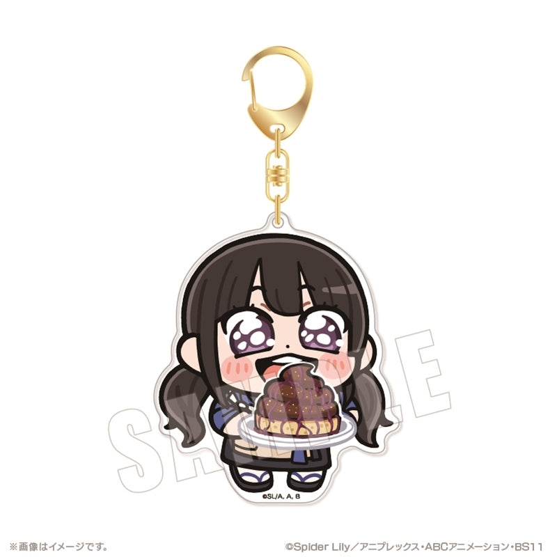 (Goods - Keychain) Lycoris Recoil Bkub Big Acrylic Keychain 04. Takina Inoue (Cafe LycoReco ver.)
