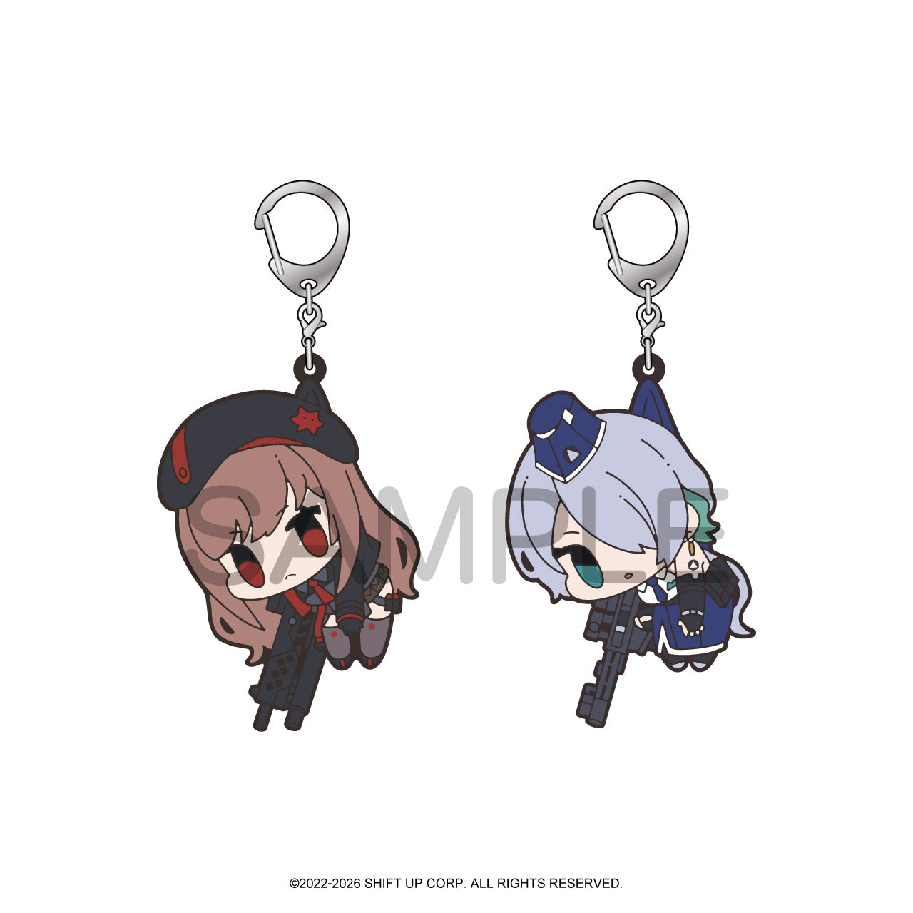 (1BOX=8)(Goods - Keychain) GODDESS OF VICTORY: NIKKE Tsumamare Rubber Keychain vol. 1