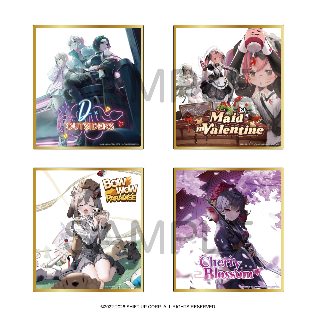 (1BOX=8)(Goods - Art Board) GODDESS OF VICTORY: NIKKE The Archive Record Vol.1 Acrylic Clear Art Board