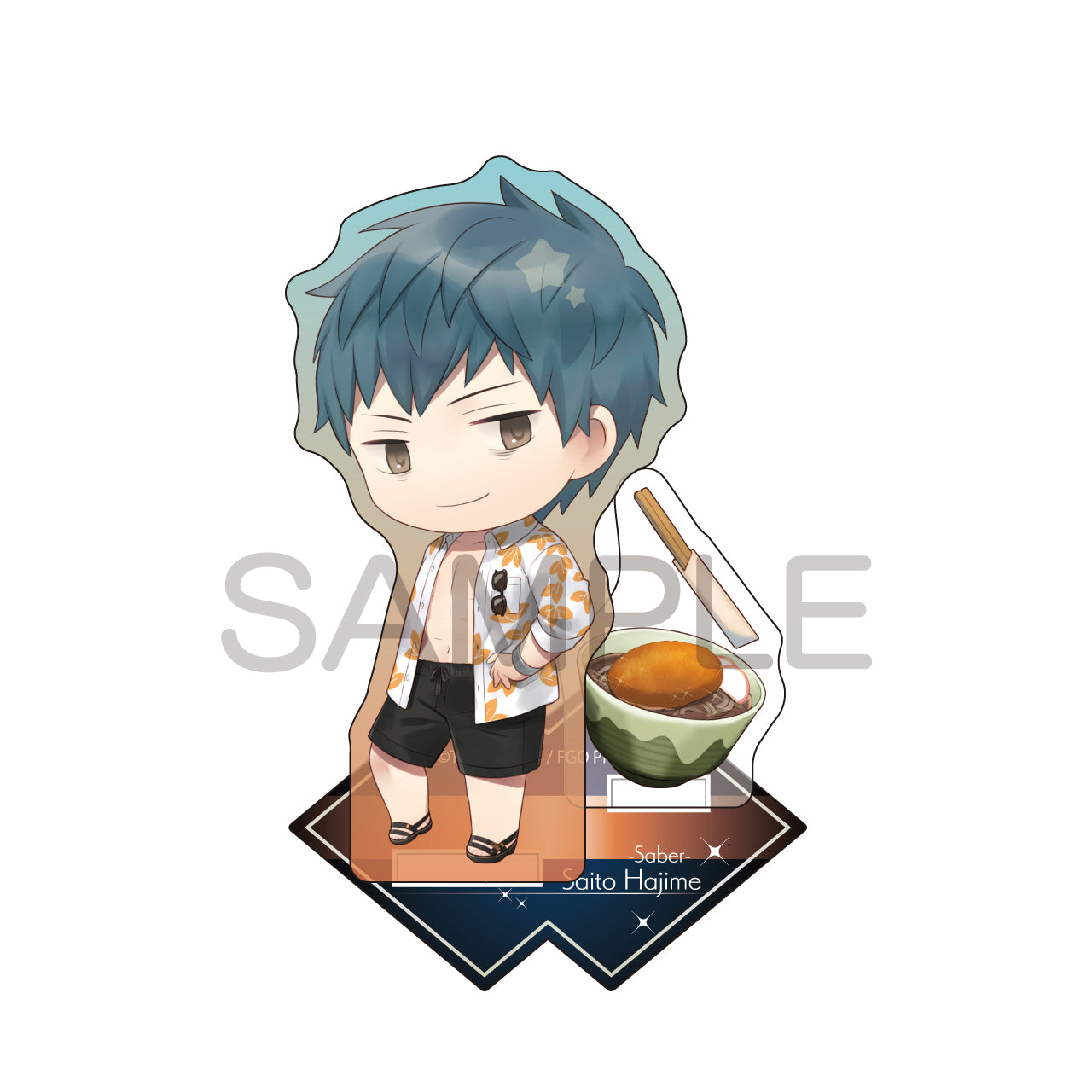 (Goods - Acrylic Stand) Fate/Grand Order Charatoria Acrylic Stand Saber / Saito Hajime (Carefree Guy by the Shore)