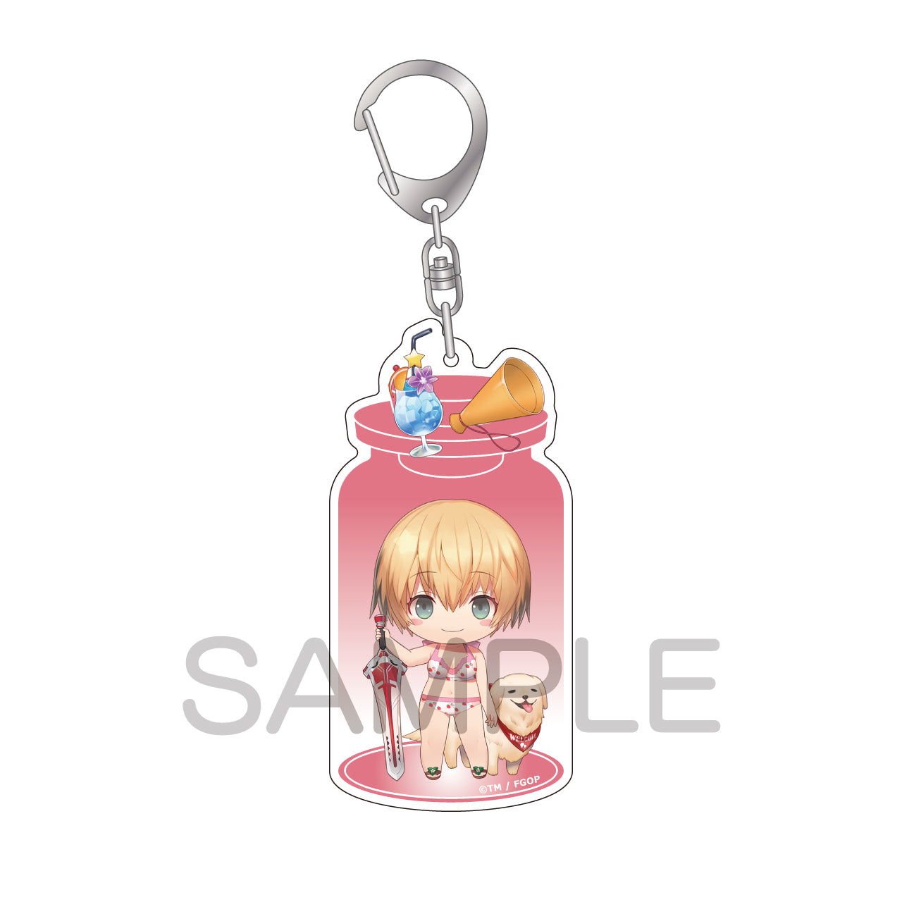 (Goods - Keychain) Fate/Grand Order Charatoria Acrylic Keychain Saber / Gareth