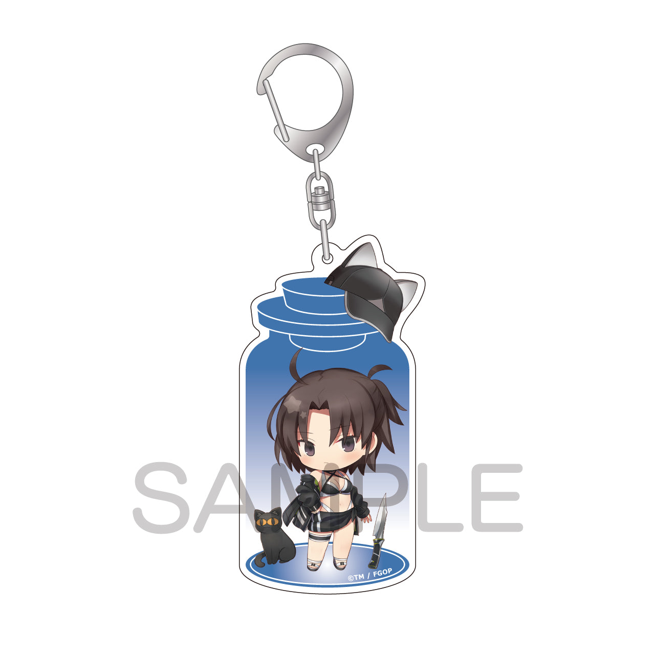 (Goods - Keychain) Fate/Grand Order Charatoria Acrylic Keychain MoonCancer / Ryougi Shiki