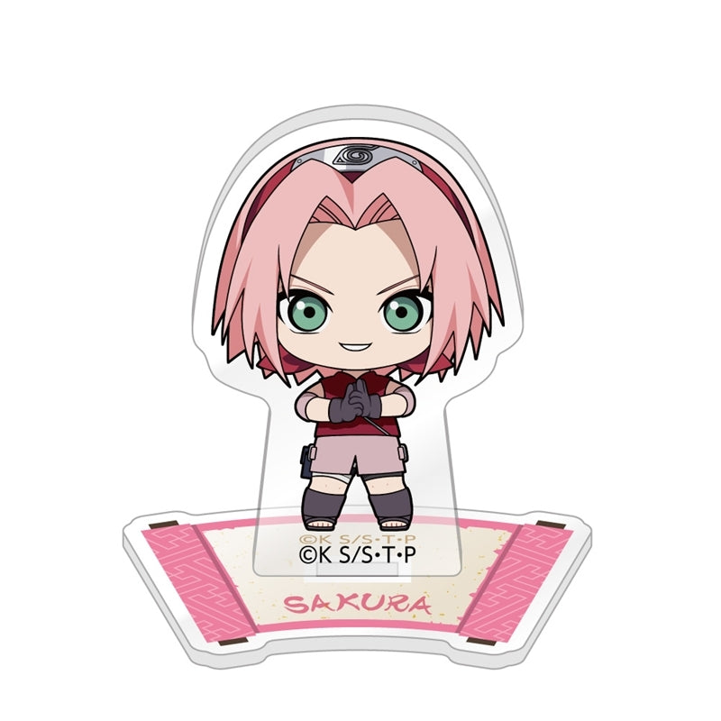(1BOX=6)(Goods - Acrylic Stand) TV Anime - NARUTO Shippuden Trading Chibi Chara Acrylic Stand