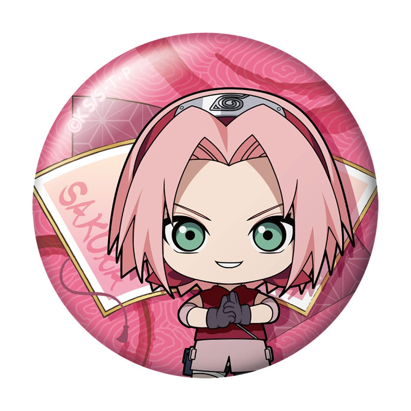 (1BOX=6)(Goods - Badge) TV Anime - NARUTO Shippuden Trading Chibi Chara Button Badge