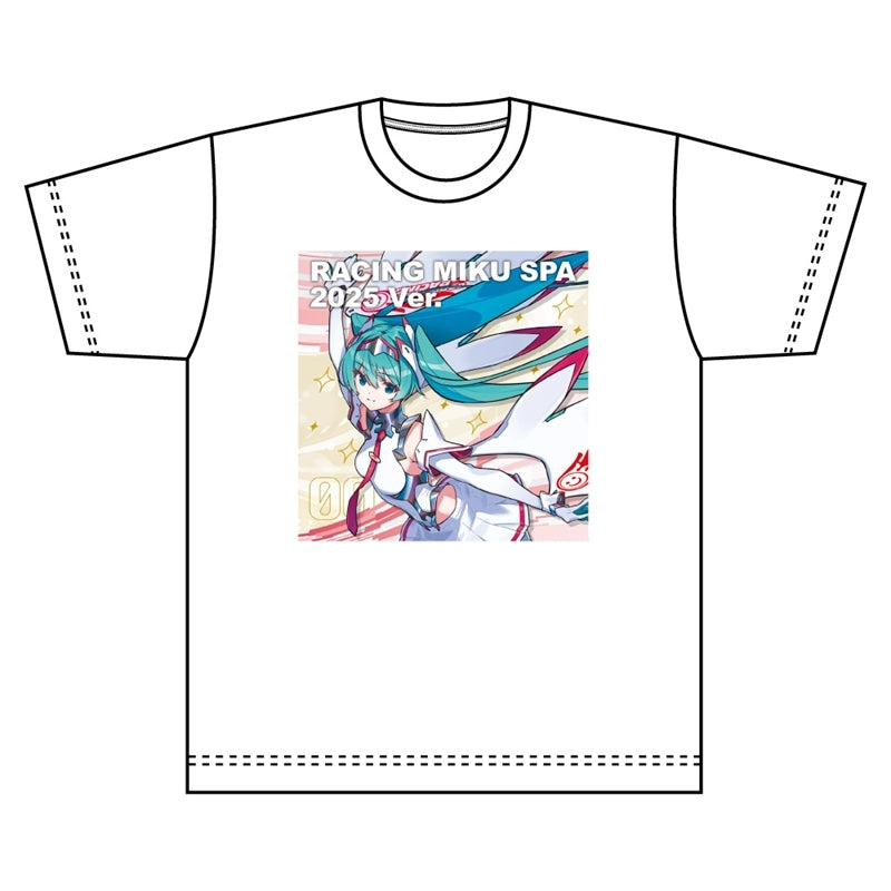(Goods - Shirt) Hatsune Miku Racing Ver. SPA 2025 Cheer Ver. T-shirt (L Size)