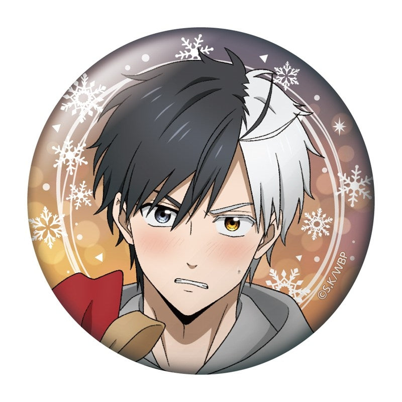 (1BOX=6)(Goods - Badge) WIND BREAKER Trading Holographic Button Badge Present ver.