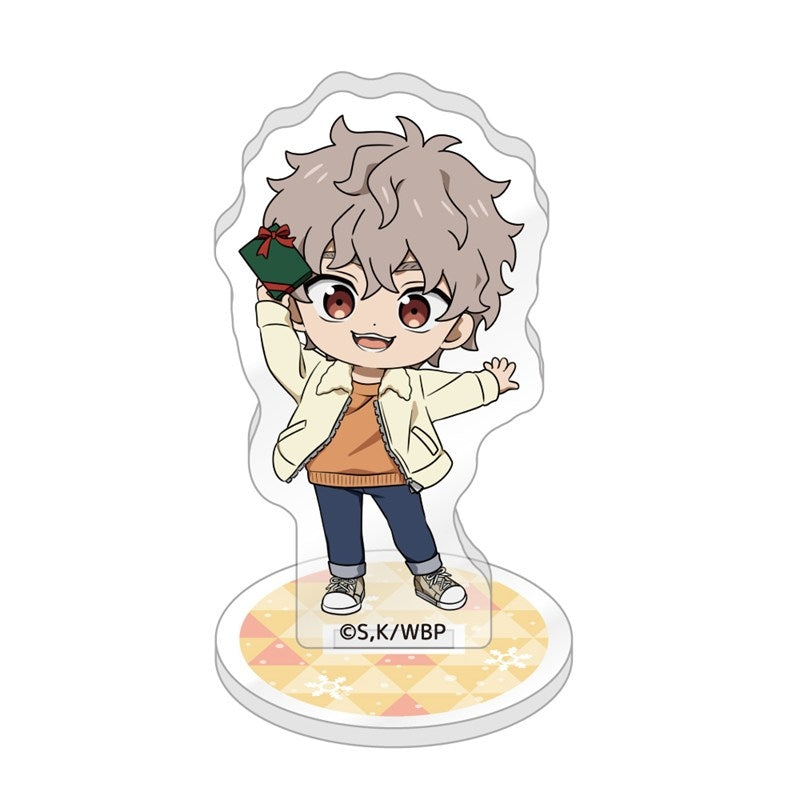 (Goods - Acrylic Stand) WIND BREAKER Chibi Chara Acrylic Stand & Parts Present ver. / Choji Tomiyama