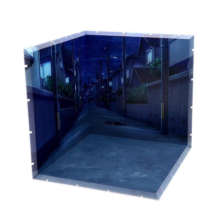 (Figure Accessory) Dioramansion 200: Residential Street (Night)