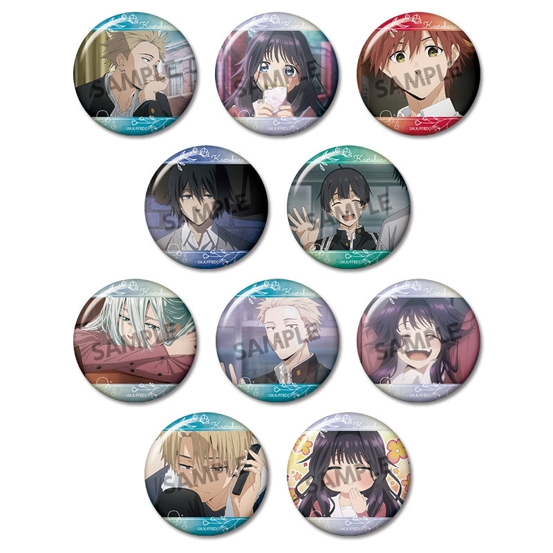 (1BOX=50)(Goods - Badge) The Fragrant Flower Blooms with Dignity Button Badge Collection