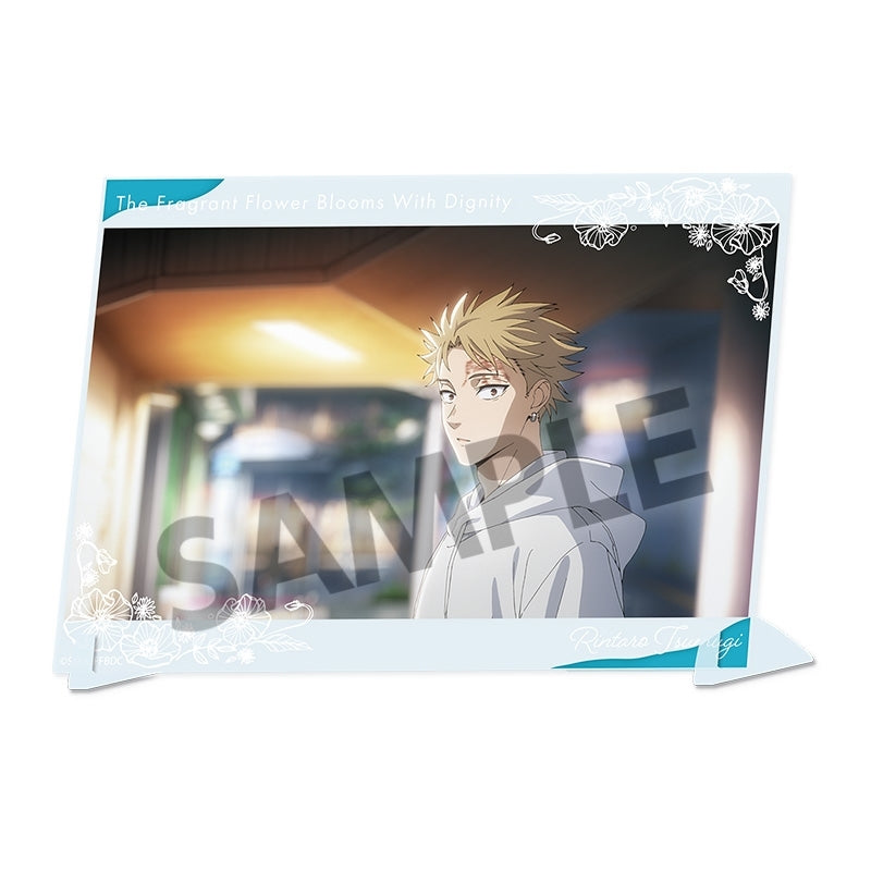 (Goods - Ornament) The Fragrant Flower Blooms with Dignity A6 Visual Acrylic Plate Rintaro Tsumugi A