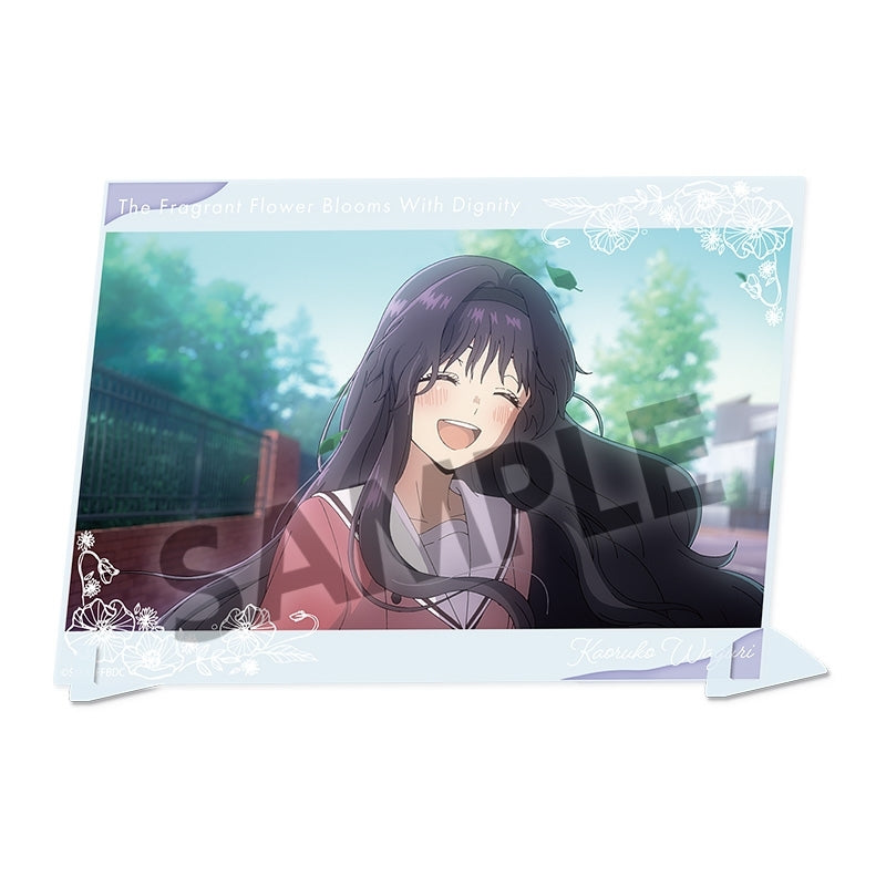 (Goods - Ornament) The Fragrant Flower Blooms with Dignity A6 Visual Acrylic Plate Kaoruko Waguri A