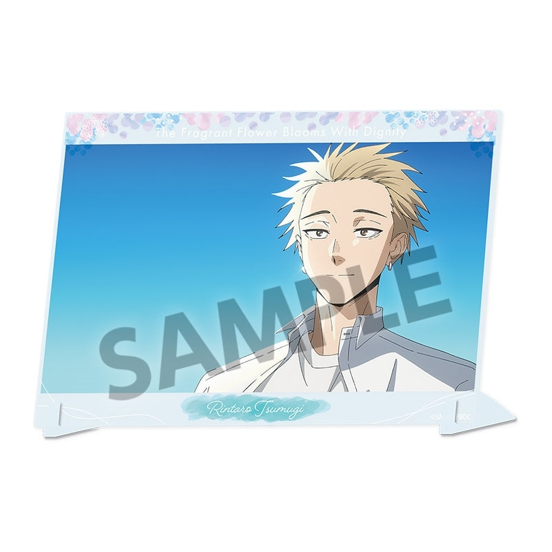 (Goods - Ornament) The Fragrant Flower Blooms with Dignity A6 Visual Acrylic Plate Rintaro Tsumugi B