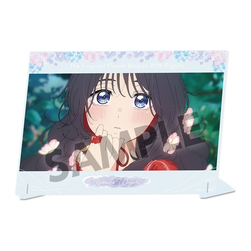 (Goods - Ornament) The Fragrant Flower Blooms with Dignity A6 Visual Acrylic Plate Kaoruko Waguri B
