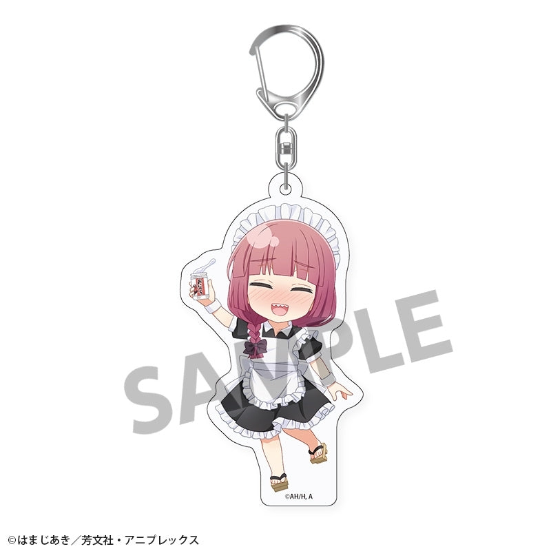 (1BOX=10)(Goods - Keychain) Tv Anime Bocchi the Rock! Pikuriru! Trading Acrylic Keychain Maid ver.