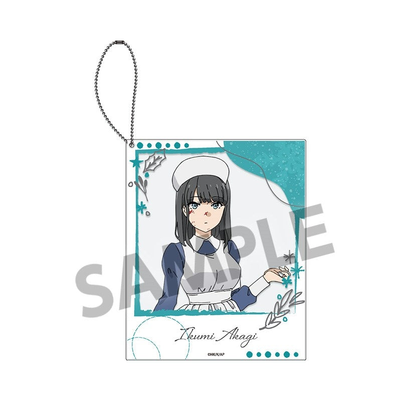 (Goods - Keychain) Rascal Does Not Dream of Santa Claus Instant Photo Style Acrylic Keychain Ikumi Akagi
