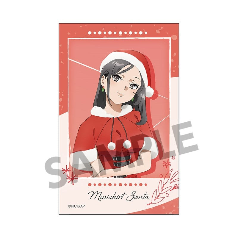 (Goods - Sticker) Rascal Does Not Dream of Santa Claus Intant Photo Style Sticker Miniskirt Santa