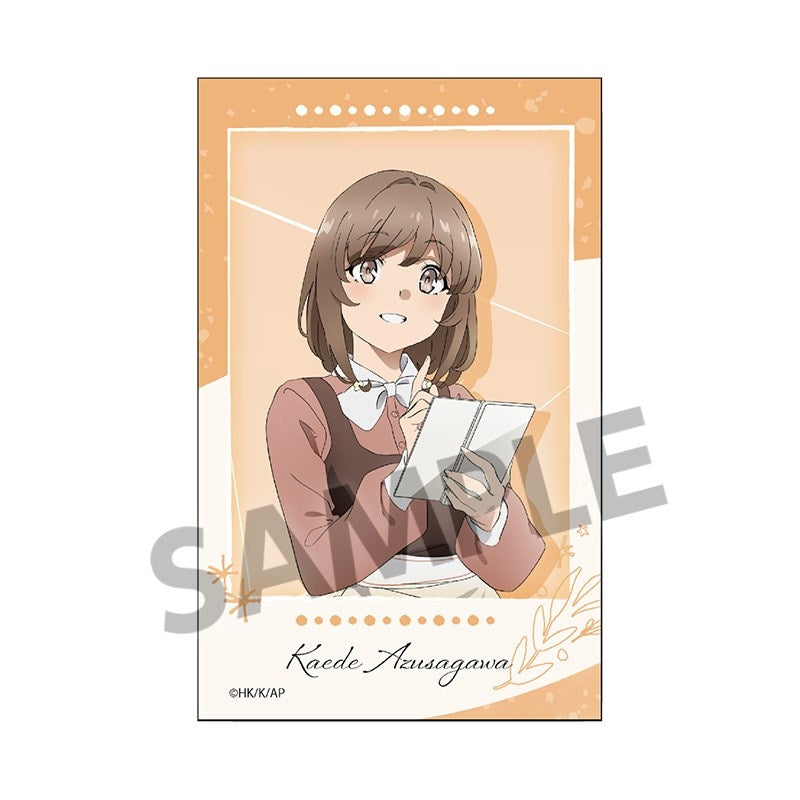 (Goods - Sticker) Rascal Does Not Dream of Santa Claus Intant Photo Style Sticker Kaede Azusagawa