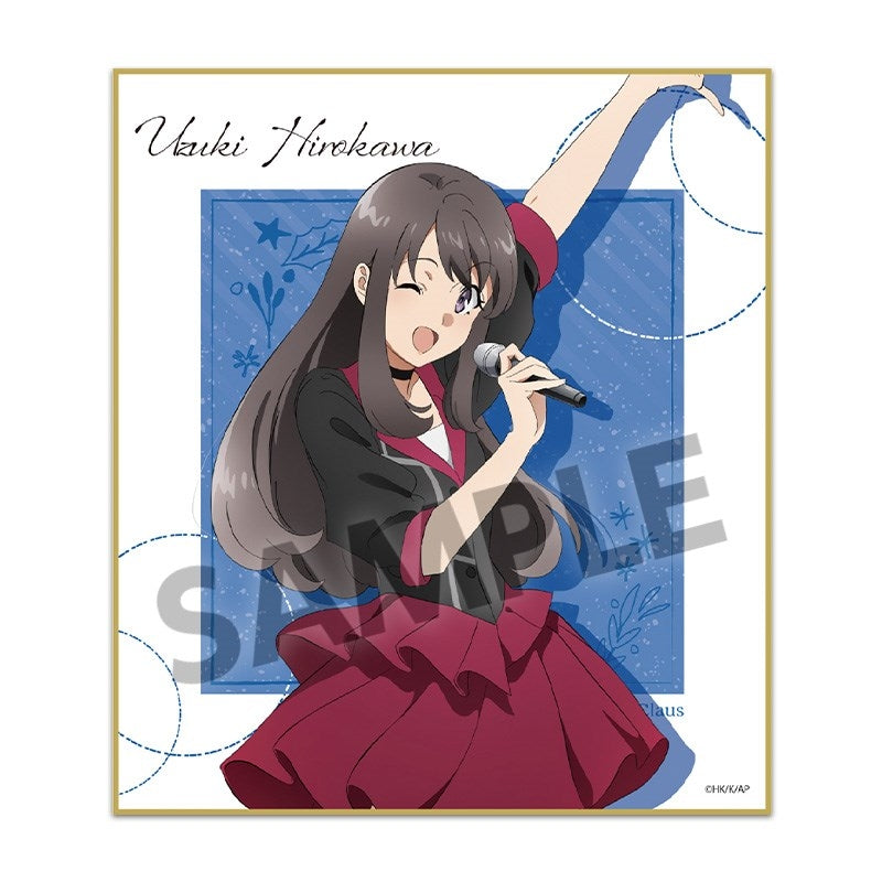 (1BOX=12)(Goods - Art Board) Rascal Does Not Dream of Santa Claus Trading Mini Art Board