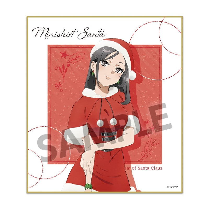 (1BOX=12)(Goods - Art Board) Rascal Does Not Dream of Santa Claus Trading Mini Art Board