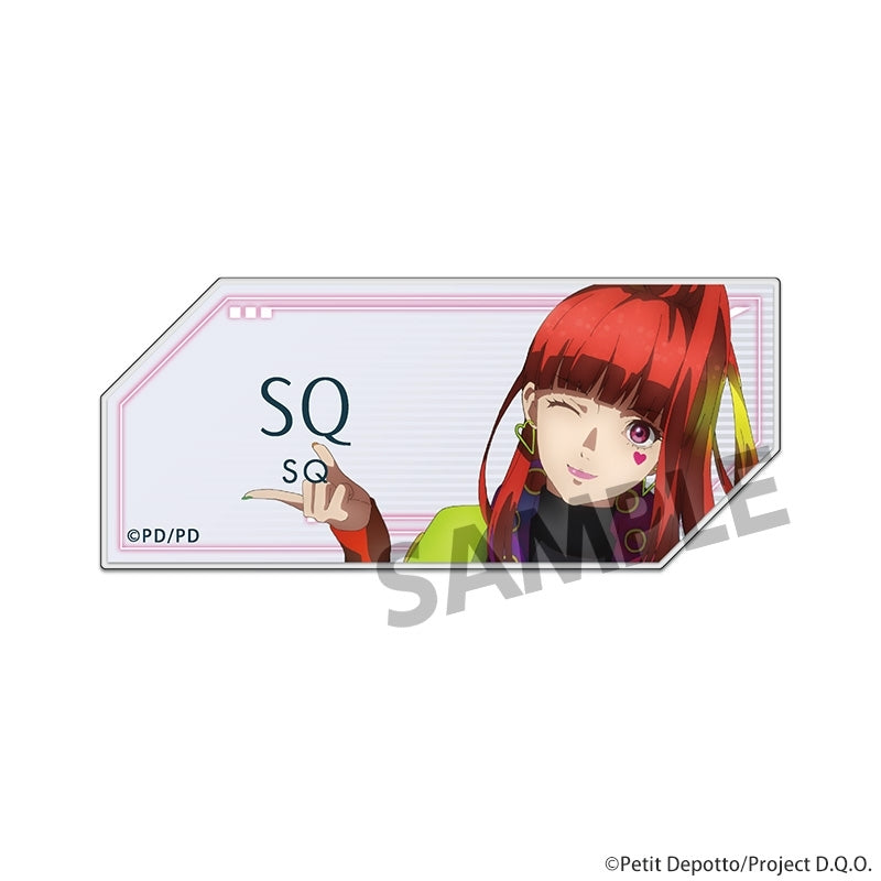 (Goods - Badge) GNOSIA Acrylic Name Badge SQ