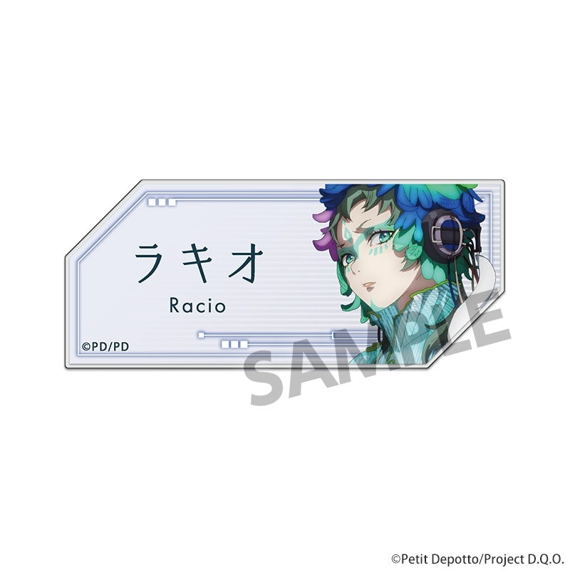 (Goods - Badge) GNOSIA Acrylic Name Badge Raqio